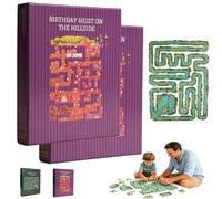 Puzzle Con Pezzi Dai Bordi Irregolari, "Una Giornata Estiva Sul Fiume", Un Puzzle in Cui Ogni Pezzo Rappresenta Una Sfida, 501 Pezzi Di Divertimento E Sfida per Adulti Famiglie Momenti(Purple*2)