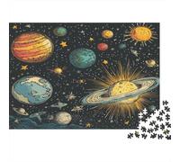 Puzzle con pianeti cosmici, 1000 pezzi, per adulti e bambini a partire dai 14 anni, per antistress, 1000 pezzi (75 x 50 cm)