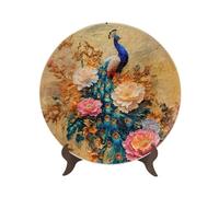 Puzzle con piastra - da esposizione con puzzle 3D | Supporto per supporto per scultura ornamentale a mosaico colorato | Pezzo d'accento da tavolo sospeso a parete | Soggiorno Cucina Ufficio Reg