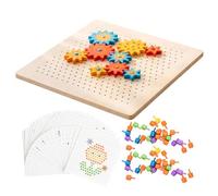 Puzzle con pioli di incastro con forme per la infanzia | Puzzle Bambini per Ragazzi e Ragazze in Età Prescolare Casa Scuola 'Infanzia Stanza dei Giochi Compleanno