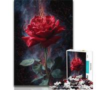 Puzzle con pittura a olio di rose per adulti, 1000 pezzi, gioco stimolante e gioco per famiglie, ideale come regalo per tutta la famiglia, 50x75cm