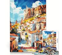 Puzzle con poster artistico della Cappadocia, 1000 pezzi, stimolante per la mente, rilassante e divertente, con taglio liscio, ideale come regalo di compleanno (50x75cm)