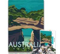 Puzzle con poster di viaggi nel mondo per adolescenti, 1000 pezzi, gioco educativo, sfida, giocattolo, decorazione da parete, regali unici per compleanno e Natale, 50x75cm