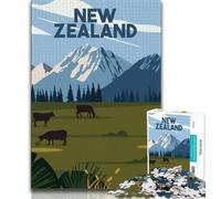 Puzzle con poster di viaggi nel mondo per adulti, 1000 pezzi, giocattoli, giochi educativi, antistress, adatti per la decorazione della scrivania, 38x26cm