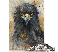 Puzzle con sguardo d'aquila intenso, fai da te, carta da gioco, puzzle rettangolare per bambino o bambina, regalo di compleanno 1000 pezzi (75x50 cm)