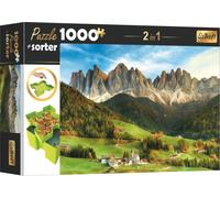 Puzzle con smistatore 2in1 Dolomiti, Italia - 1000 pezzi