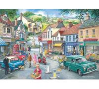 The House of Puzzles - No.23 - Al negozio Jigsaw - Puzzle da 1000 pezzi per adulti, illustrati artisti, paesaggio scenico, regali puzzle deluxe