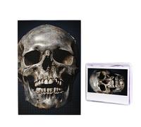 Puzzle con teschio della morte, 1000 pezzi, puzzle personalizzato in legno per adulti, foto puzzle arte da appendere alla parete, decorazione per compleanno, matrimonio, San Valentino