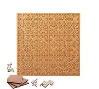 Puzzle con Vassoio Frattale In Legno Difficili e per Pensatori Pensiero Inverso Portatile Impossibile Impegnativo Senza Immagine Adatto Giochi di Allenamento del Cervello Square C