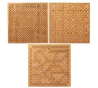 Puzzle Con Vassoio Frattale, in Legno Difficili for Adulti, Creativi E Irregolari Unici Portatili, Impossibili Che Sfidano Il Pensiero Inverso, Senza Immagini(A+b+c)