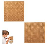 Puzzle con vassoio frattale, puzzle in legno con cornice che ti farà perdere la testa | Puzzle labirinto irregolare unico for adulti | Sfida creativa di pensiero inverso e rompicapo(Style G)