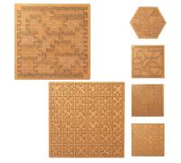 Puzzle con vassoio frattale, puzzle in legno difficili e complessi per adulti, design di labirinti creativi irregolari, sfida impossibile di pensiero inverso, puzzle senza immagini(#B+D)