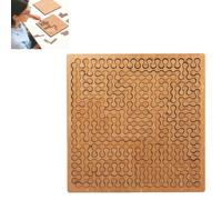 Puzzle Con Vassoio Frattale, Puzzle in Legno per Adulti Che Mettono Alla Prova La Mente, Puzzle Senza Immagini Che Stimolano Il Pensiero Inverso
