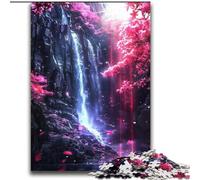 Puzzle con vista sulla cascata per adolescenti, puzzle da 2000 pezzi, gioco stimolante e interazione tra genitori e figli (70x100cm)