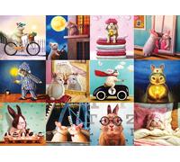 Eurographics - Puzzle Coniglietti divertenti - 1000 Pezzi