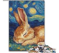 Puzzle "Coniglio Cielo Stellato" da 1000 pezzi per adulti e adolescenti, gioco stimolante, ideale come regalo per tutta la famiglia (50x75cm)