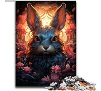Puzzle "Coniglio nel cespuglio" da 1000 pezzi, regalo per adulti, antistress, per ammazzare il tempo durante le vacanze, per migliorare l'amore tra coppie (50x75cm)