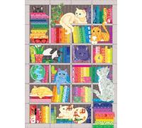 Puzzle Coperta ricamata: gatti arcobaleno 1000 pezzi