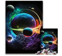 Puzzle Corgi Astronaut da 1000 pezzi, gioco interattivo per famiglie, sfida mentale, giocattolo educativo 50x75CM/19,68x29,52 pollici
