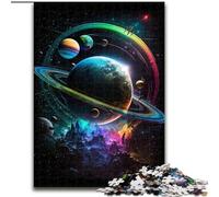 Puzzle Corgi Astronaut da 1000 pezzi per adulti e ragazzi, stimolante gioco di ruolo Ogni pezzo è unico Gioco stimolante e divertente per tutta la famiglia (50x75cm)