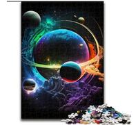 Puzzle Corgi Astronaut per adulti e ragazzi, 1000 pezzi, per età 14+, decorazioni per la casa, giochi per famiglie, regali di compleanno di Natale (50x75cm)