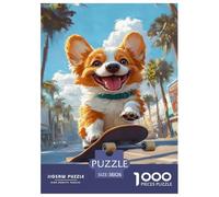 Puzzle Corgi Da 1000 Pezzi, Puzzle City Street Adulti, Gioco Diabilità Impossibile Giochi Rilassamento E Intelligenza Regalo Per Amore E Amico 38x26cm/1000pcs