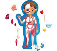 Hape Puzzle Corpo umano | 50 pezzi per insegnare il corpo umano | Adatto ai bambini dai 4 anni