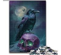 Puzzle Corvi e Scheletri 1000 pezzi per adulti, sfida di intelligenza cerebrale, giocattoli avvincenti, regali di compleanno per età 14+ (50x75cm)