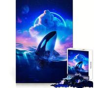 Puzzle "Cosa c'è sopra il mare" da 1000 pezzi per adulti: stimola la mente, allevia lo stress, divertente, con bordi precisi e un regalo perfetto (38x26cm)