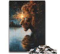 Puzzle Cosmic Lion da 2000 pezzi per adulti, regalo di Natale, gioco stimolante e gioco per famiglie, ideale come regalo per tutta la famiglia (70X100cm)