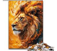 Puzzle Cosmic Lion per adolescenti, 1000 pezzi, sfida difficile antistress per la decorazione della casa per 14+ anni (50x75cm)