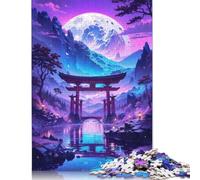 Puzzle Cosmic Torii Gate Glow per adulti, giocattolo educativo, puzzle difficili per bambini dai 12 anni in su, 1500 pezzi (85x57 cm)