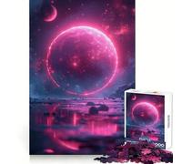 Puzzle "Cosmo Rosa" da 1000 pezzi per adulti, un gioco stimolante e divertente da fare insieme, con tagli precisi e un'opera d'arte da esporre (38x52cm)