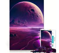 Puzzle Cosmos Viola da 1000 pezzi per ragazzi, gioco intelligente, immagine da assemblare per momenti di relax, regalo adorabile (38x26cm)