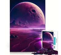 Puzzle Cosmos Viola per adulti, 1000 pezzi, rompicapo per la mente, assemblaggio lento, regalo perfetto (50x75cm)