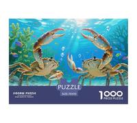 Puzzle Crab Composto Da 1000 Pezzi, Puzzle Marine Life in Coral Reef Adulti, Gioco Diabilità Impossibile Giochi Rilassamento E Intelligenza Arredamento Domestico 70x50cm/1000pcs