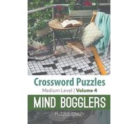 Puzzle Crazy Crossword Puzzles Medium Level (Tascabile)