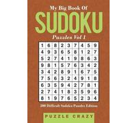 Puzzle Crazy My Big Book Of Soduku Puzzles Vol 1 (Tascabile)