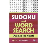 Puzzle Crazy Sudoku and Word Search Puzzles for Adults Vol 2 (Tascabile)
