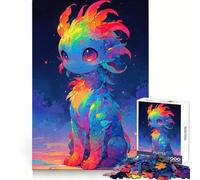 Puzzle Creature Arcobaleno da 1000 pezzi per ragazzi, gioco di logica fine, facile da usare, bordi precisi, regalo per le feste (38x52cm)