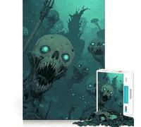 Puzzle "Creature marine non morte" da 1000 pezzi Divertimento per allenare la mente,con componenti robusti e ben definiti Un passatempo avvincente per rilassarsi in casa (38x52cm)