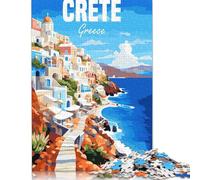 Puzzle Creta Grecia 1000 pezzi Puzzle di carta Puzzle per adulti 18+ Giochi educativi 38x26cm/1000 pezzi