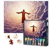 Puzzle cristiani religiosi, 1000 pezzi, chiesa di Gesù, puzzle per adulti, puzzle di cristo per adulti, 70 x 50 cm, gioco di abilità impossible per tutta la famiglia