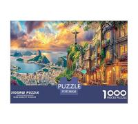 Puzzle Cristo Redentore_ Brasile 1000 Pezzi Per Adulti E Bambini - Giochi Stimolanti Per Tutta La Famiglia, 38x26cm/1000pcs