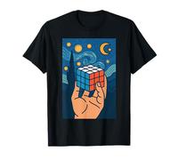 Puzzle Cube Speed Cubing Notte Stellata Vincent Van Gogh Maglietta