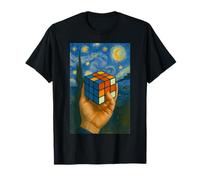 Puzzle Cube Speed Cubing Van Gogh Maglietta
