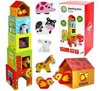 Puzzle Cubi Fattoria Woopie Green con Figurine