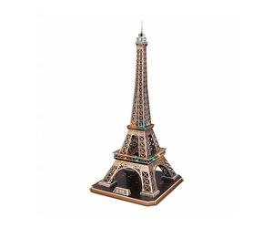 PUZZLE CUBIC FUN CubicFun Eiffel Tower LED - 216 Pezzi, Edifici, Età 10+ anni