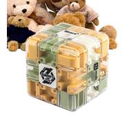 Puzzle Cubico 3D A Labirinto - Grande Gioco Con Pallina E Labirinto A 6 Lati, Rompicapo Educativo Per Bambini E Adulti, Giocattolo Antistress Per Alleviare Lo Stress E Allenare La Logica, Rompicapo 3D