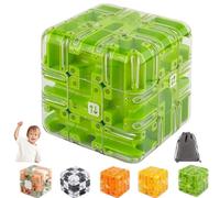 Puzzle Cubo Labirinto 3D, Divertente Labirinto 3D Con Palline Rotolanti Giocattolo Pratico For L'allenamento Del Cervello For Alleviare Lo Stress(B)